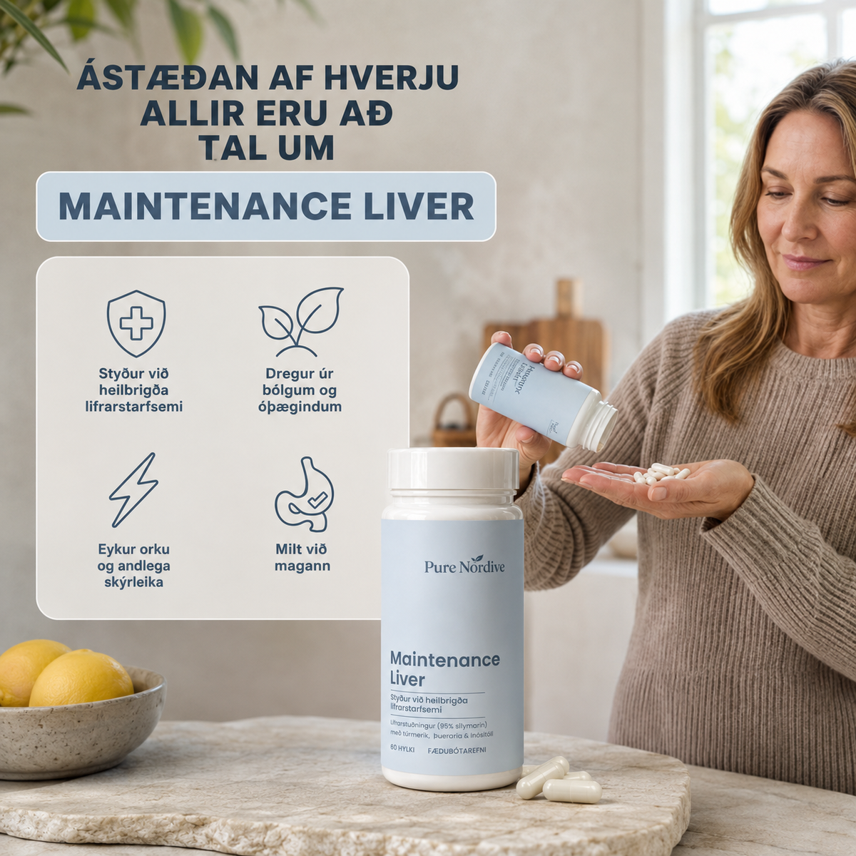 Pure Nordive Maintenance Liver - Support & Recovery