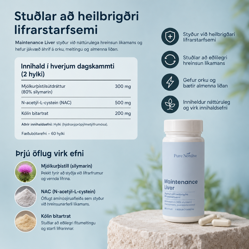 Pure Nordive – gagnsæ og einföld formúla