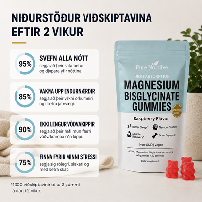 Pure Nordive Magnesium Bisglycinate Gummies