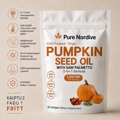 Pure Pumpkin Seed Oil Soft Capsules